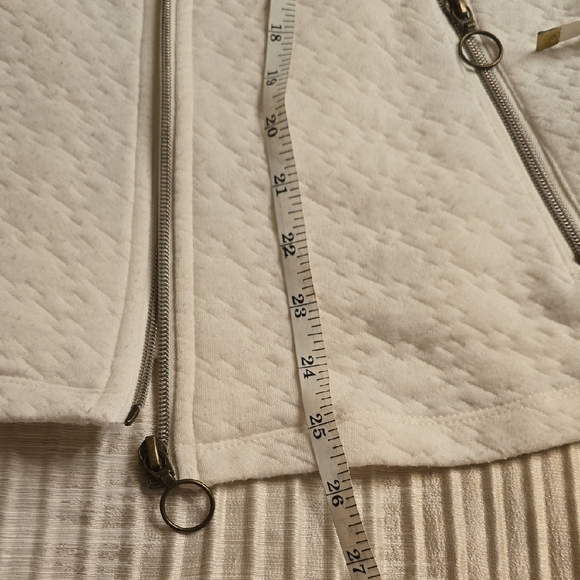 Ruby Rd. Cream Quilted Teddy Jacket - Picture 7 of 10